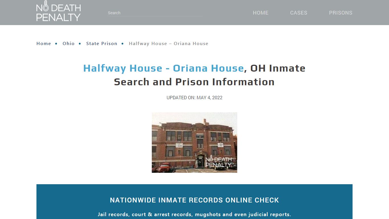 Halfway House - Oriana House, OH Inmate Search, Visitation ...